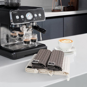 Waffle <b>Cloth</b> Kitchen Towel Square <b>Absorbent</b> Multi Functional For Coffee Machine Bar Counter Use - Product Image 1