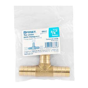 Foset ADPO-3/4T acciaio inossidabile e PVDF alta pressione inserzione Tee Macho tornio 3/4 'nero per poleducto SAE Standard - Product Image 1