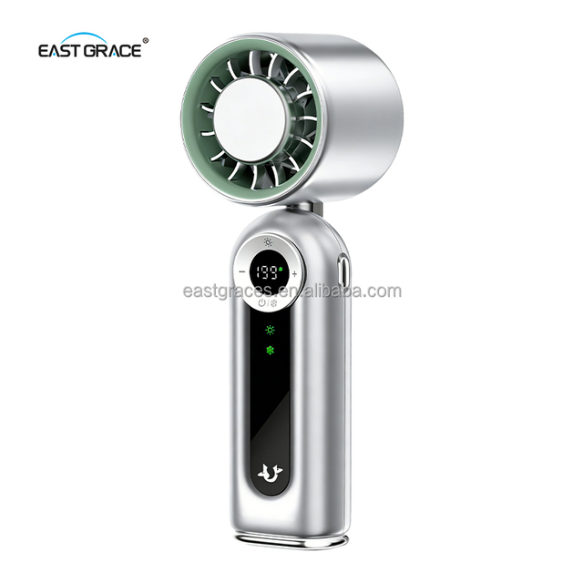 Powerful Portable Handheld Fan High Speed 4000mAh Ice Cold USB Rechargeable Mini Fan for Summer Travel