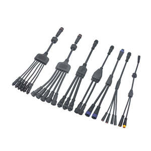 Ip67 वाटरप्रूफ वाई प्रकार कनेक्टर <span class=keywords><strong>2</strong></span> <span class=keywords><strong>3</strong></span> 4 5 पिन महिला प्लग विद्युत केबल तार का उपयोग प्रकाश कनेक्टर - Product Image 1