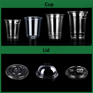 Vaso de Plástico Desechable Transparente Personalizado con Logotipo, de 10, 12, 14, 16, 20, 24 oz, PLA PET, con Tapa, Hecho en Vietnam - Product Image 5