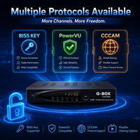 Q-Box Dijital Uydu Alıcısı Full HD 1080P DVB-S2 T2 Combo WiFi'lı Plastik ve Metal Set Üstü Kutu Dekoder 12 Ay Garantili