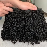 Extensions de cheveux humains bruts cambodgiens Brumese Curly Water Wave, alignés aux cuticules, double épaisseur, pas chers