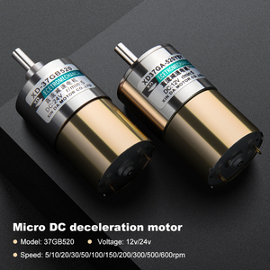 DC 12V 100RPM 고토크 기어 모터 소형 감속 모터 중앙 출력 샤프트 37mm 직경 기어박스 - Product Image 2