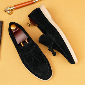 Chaussures Oxford décontractées pour hommes en cuir imperméable, style intemporel, bout pointu, antidérapantes, pour mariage et bureau - Product Image 1