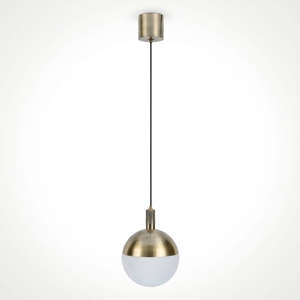 Lámpara Colgante Moderna de Aluminio con Globo Largo, Estilo Nórdico Minimalista para Comedor - Product Image 1