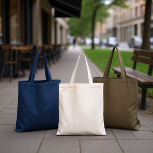 Borsa Tote in Tela Klasse 34x40cm con Chiusura a Cerniera per Uso Quotidiano Femminile - Product Image 3