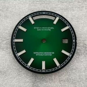Zifferblatt 28,5mm Mit Diamantindizes Für NH35 Uhrwerk – Mechanische Taucheruhr Optik
