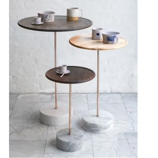 도매상 소파 금속 사이드 테이블 현대 소파 엔드 테이블 거실 가구 커피 디자이너 테이블