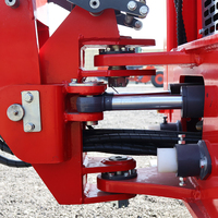 Beban ekskavator Backhoe Mini 1000kg muatan Backhoe depan kecil mesin Euro5 muatan roda hidrolik