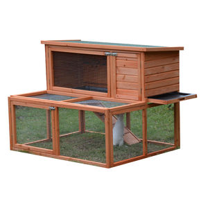 Conejera para exteriores, casa <span class=keywords><strong>de</strong></span> conejo <span class=keywords><strong>de</strong></span> madera, casa <span class=keywords><strong>de</strong></span> animales pequeños, Jaula <span class=keywords><strong>de</strong></span> madera para mascotas, jaula <span class=keywords><strong>de</strong></span> cría <span class=keywords><strong>de</strong></span> conejos con caja nido - Product Image 1