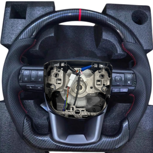 Volant en fibre de carbone pour <span class=keywords><strong>Toyota</strong></span> LC76 LC70 Fortuner Vigo Hilux Land Prado Fortuner 4 Runner Hilux Fortuner Real - Product Image 6