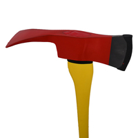 Hache à feu Pulaski en acier au carbone de type sud-américain avec manche en fibre de verre, équipement et accessoire essentiels pour la lutte contre l'incendie