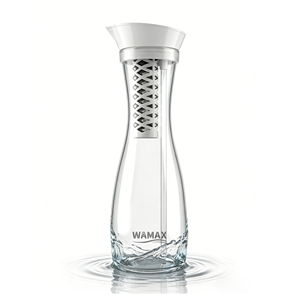 <span class=keywords><strong>Carafe</strong></span> filtrante à eau en verre de luxe au design moderne et minimaliste, idéale <span class=keywords><strong>pour</strong></span> un coffret cadeau beauté, écologique <span class=keywords><strong>pour</strong></span> une hydratation pure. - Product Image 1