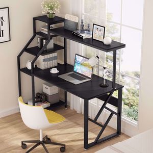Mesa de jogos em madeira soho, mesa de trabalho moderna de madeira para jogos de computador e casa