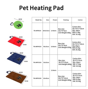 Couverture chauffante électrique pour animaux de compagnie, protection contre la surchauffe, imperméable, température réglable, coussin chauffant pour animaux de compagnie, lit chauffant pour chats et chiens - Product Image 4