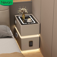 Table de chevet intelligente ultra-étroite au design flottant, moderne et haut de gamme, avec rangement intégré, pour chambre principale – Vente directe usine