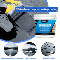 Le revêtement imperméable noir d'asphalte à base d'eau de toit a la résistance imperméable, à hautes températures et au froid