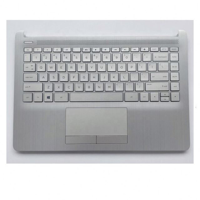 Wholesale Laptop Laptop Palmrest TopCase C Shell With Keyboard Touchpad for 14-CF 14-DF 14-DK Silver Grey