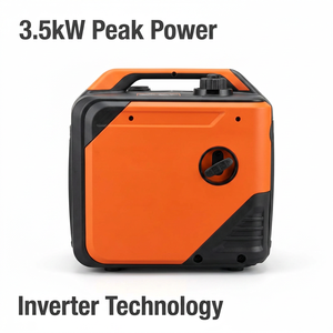 Générateur portable à onduleur ultra silencieux 4,0 kW, 3500 watts, station d'alimentation légère à <span class=keywords><strong>essence</strong></span> pour le camping, les camping-cars et les caravanes - Product Image 2