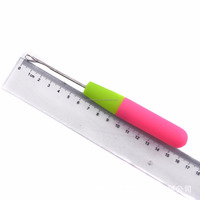 Vente en gros 16cm outils de fabrication de perruque en plastique dreadlock aiguille Crochet Crochet pour Salon de coiffure