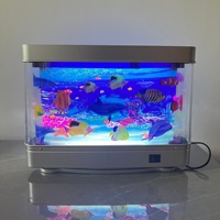 Lampe de scène sous-marine rotative JSD Wholesale, lumière pour poissons, acrylique haute transparence, moteur silencieux, prise EU/US