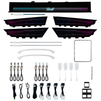 Éclairage d'ambiance complet TMPRO pour voiture, 64 couleurs, contrôlable par application, pour Land Rover Range Rover Velar L560 2017-2025, pièces de rénovation intérieure