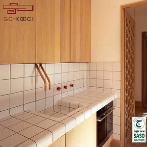 Gạch Lát Vuông Nhỏ Kiểu Bắc Âu, Gạch Men Bọc Cạnh, Đường Viền Góc, Màu Hồng 110*110Mm - Product Image 4