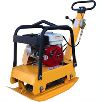 Compacteur route sable essence diesel électrique moteur Honda GX160 compacteur terre à béton vibrant compacteur plaque réversible