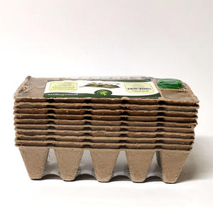 Kits de plateaux de démarrage de <span class=keywords><strong>graines</strong></span> pour Pots à haricots, 10 pièces, accessoires biodégradables pour plantes organiques, d'arrosage, livraison directe de l'usine - Product Image 1