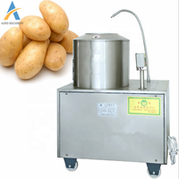 Ustensile industriel pour couper pommes de terre frais, éplucheuse et découpe