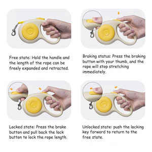 YOSHI, Correa automática ligera para mascotas, correa para perros, correa retráctil personalizada moderna para perros - Product Image 4