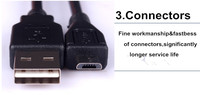 Cable Micro USB Original de fábrica de alta calidad, carga rápida Android, 5V, chaqueta de PVC, blindaje trenzado, cámara de teléfono móvil, ordenador