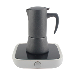 Cafetera Percoladora Metálica Minimalista, Forma Cilíndrica, Herramienta Duradera para Preparar Café, Cafetera Moka - Product Image 6