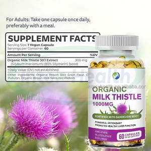 सॉरेसन ओएम सूखे दूध थीस्ल अर्क 1000 मिलीग्राम लीवर डिटॉक्स स्लिमिंग प्राकृतिक स्वास्थ्य पूरक दूध थिस्लिमिंग - Product Image 4