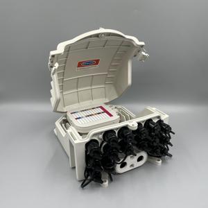 FTTH IP65 16 lõi sợi quang thiết bị đầu cuối hộp ABS/PC + ABS Vật liệu ngoài trời 16 cổng phân phối hộp với 2 khay - Product Image 5