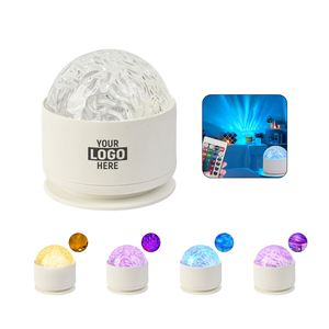 Lámpara de Ambiente con Efecto de Ondas de Agua Giratorias, Lámpara Romántica con Llama para Dormitorio, Regalos Novedosos para Mesita de Noche - Product Image 2