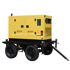 Di chuyển được hỗ trợ bởi Cummins Trailer loại 25kva DIESEL genset 20kW Máy phát điện im lặng - Product Image 2