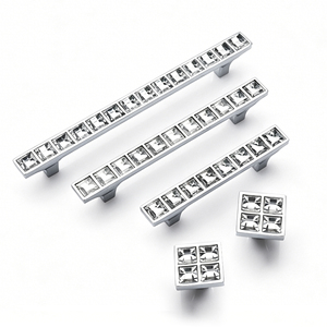 For Modern Zinc Alloy Wardrobe Cabinet Door Handle for Kitchen Bedroom Dresser Single Hole Design - Product Image 2