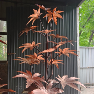 Modern Outdoor Garden Decor Metal Water <strong>Fountains</strong> Statue Metal Art Decoration Bronze Flower Forging <strong>Tree</strong> Sculpture <strong>Fountain</strong> - Product Image 3