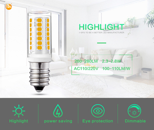 Supporto della lampada e14led 2835smd AC110-220V ha condotto la lampadina e14 led del cereale della lampada 2 w a risparmio <span class=keywords><strong>ener</strong></span> - Product Image 3