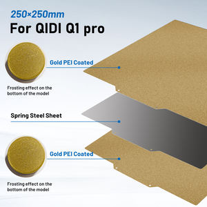Impresora 3D Qidi Q1 Pro con placa de construcción de doble cara de 250x250mm, piezas de maquinaria de impresión de acero de resorte PEI texturizado/suave - Product Image 5
