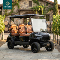 Voiturette de golf électrique 3-4 places, couleur personnalisée, moteur AC 3500W 48V, batterie au lithium, certifiée CE, 4 roues motrices, confort ultime, chasse, golf