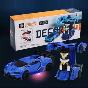Kouyikou Factory Nouveau produit Voiture robot électrique multifonctionnelle transformable avec pulvérisation Lumière éblouissante Meilleur cadeau pour les garçons - Product Image 5