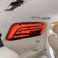 Sac de rangement universel pour fenêtre de voiture, organisateur suspendu à ventouse pour camping-car, fourgonnette, véhicule tout-terrain, accessoires intérieurs, poches