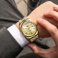 Montre mécanique automatique OEM 40MM, montre de plongée, cadran bleu, bracelet argenté 22MM, calendrier, femme, acier inoxydable, résistante à l'eau