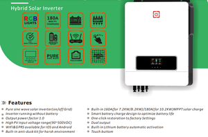ระบบไฮบริด Sunoren 10KW แบบออฟกริดและออนกริดพลังงานแสงอาทิตย์ พร้อมตัวควบคุมการชาร์จ MPPT - Product Image 3