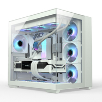 Nouvelle Arrivée Boîtier PC Gamer ATX Mid-Tower en Alliage d'Aluminium à Panneaux sans Outils pour Ordinateur de Bureau