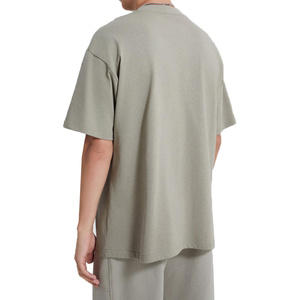 T-shirt pour homme en coton épais 300g, décontracté d'été, personnalisé, ample, à épaules tombantes, col rond, surdimensionné - Product Image 2