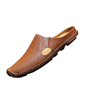Mocasines de Hombre, Zapatos de Conducir, Gommino, Penny Flats, de Cuero, Hechos a Mano, Casuales, de Negocios, Transpirables, Ligeros, de Primavera - Product Image 1